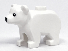 Plaatje in Gallery viewer laden, LEGO® los onderdeel Landdier in kleur Wit 3381pb01