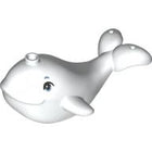 LEGO® los onderdeel Waterdier in kleur Wit 49518pb02