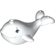 LEGO® los onderdeel Waterdier in kleur Wit 49518pb02