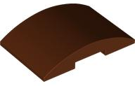LEGO® los onderdeel Dakpan Gebogen Roodachtig Bruin 78522