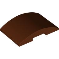LEGO® los onderdeel Dakpan Gebogen Roodachtig Bruin 78522