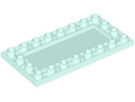 LEGO® los onderdeel Tegel Aangepast Licht Aqua 83496