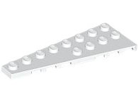 LEGO® los onderdeel Wig Plaat in kleur Wit 3544