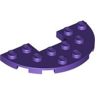 Plaatje in Gallery viewer laden, LEGO® los onderdeel Plaat Rond in kleur Donkerpaars 18646