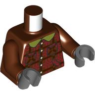 LEGO® Lijf met Motief Roodachtig Bruin 973pb5404c01