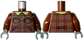 LEGO® Lijf met Motief Roodachtig Bruin 973pb5404c01