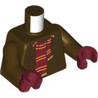 LEGO® onderdeel Lijf met Motief Donker Bruin 973pb5405c01