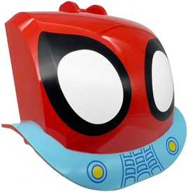 LEGO® los onderdeel Voorruit met Motief Rood 3546pb01