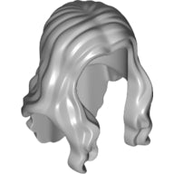 LEGO® los onderdeel Haar Licht Blauwachtig Grijs 95225