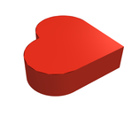 LEGO® los onderdeel Tegel Rond in kleur Rood 39739