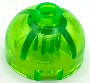 LEGO® onderdeel Steen Rond Doorschijnend Helder Groen 553