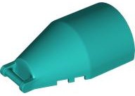 LEGO® los onderdeel Voorruit in kleur Donker Turkoois 92279