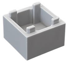 Plaatje in Gallery viewer laden, LEGO® los onderdeel Container Licht Blauwachtig Grijs 2821