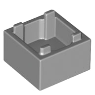 Plaatje in Gallery viewer laden, LEGO® los onderdeel Container Licht Blauwachtig Grijs 2821