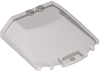 LEGO® los onderdeel Voorruit Doorzichtig Zwart 65633