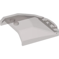 LEGO® los onderdeel Voorruit Doorzichtig Zwart 65633