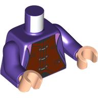 LEGO® los onderdeel Lijf met Motief Donkerpaars 973pb5407c01