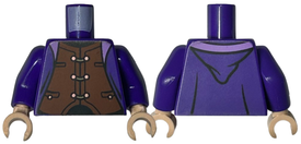 LEGO® los onderdeel Lijf met Motief Donkerpaars 973pb5407c01