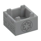 LEGO® Container met Motief Licht Blauwachtig Grijs 2821pb01