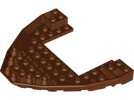 LEGO® los onderdeel Boot in kleur Roodachtig Bruin 47404