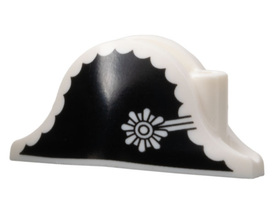 LEGO® los onderdeel Hoofddeksels in kleur Wit 2528pb15