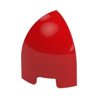 LEGO® los onderdeel Dakpan Gebogen in kleur Rood 1871