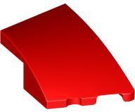 LEGO® los onderdeel Wig in kleur Rood 80178