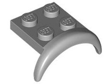 Plaatje in Gallery viewer laden, LEGO® los onderdeel Spatbord Licht Blauwachtig Grijs 49097