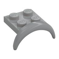 Plaatje in Gallery viewer laden, LEGO® los onderdeel Spatbord Licht Blauwachtig Grijs 49097
