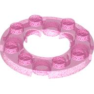 Plaatje in Gallery viewer laden, LEGO® Plaat Rond Satijn Doorschijnend Donkerroze 11833
