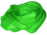 Plaatje in Gallery viewer laden, LEGO® los onderdeel Lijf Accessoire in kleur Fel Groen 2188