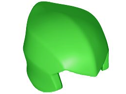 LEGO® los onderdeel Hoofddeksels in kleur Fel Groen 2187