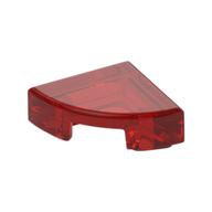 Plaatje in Gallery viewer laden, LEGO® los onderdeel Tegel Rond Doorzichtig Rood 25269
