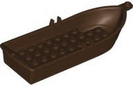 LEGO® los onderdeel Boot in kleur Donker Bruin 21301