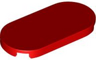 LEGO® los onderdeel Tegel Rond in kleur Rood 66857
