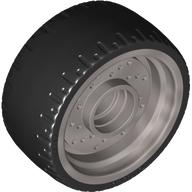 Plaatje in Gallery viewer laden, LEGO® los onderdeel Wiel in kleur Zilver 72206pb01