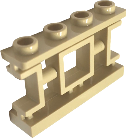 LEGO® los onderdeel Hek in kleur Geelbruin 32932