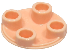 Plaatje in Gallery viewer laden, LEGO® los onderdeel Plaat Rond in kleur Lichte Noga 2654