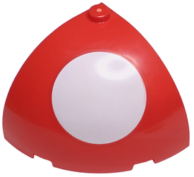 LEGO® los onderdeel Steen Rond met Motief Rood 49612pb01
