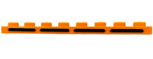 Plaatje in Gallery viewer laden, LEGO® los onderdeel Plaat met Motief Oranje 3460pb01