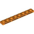 LEGO® los onderdeel Plaat met Motief Oranje 3460pb01