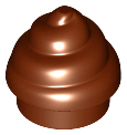 Plaatje in Gallery viewer laden, LEGO® los onderdeel Plaat Rond Roodachtig Bruin 53119