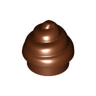 LEGO® los onderdeel Plaat Rond Roodachtig Bruin 53119