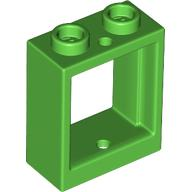 Plaatje in Gallery viewer laden, LEGO® los onderdeel Raamkozijn in kleur Fel Groen 60592