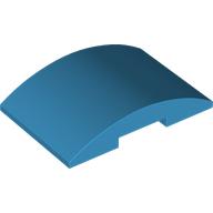 Plaatje in Gallery viewer laden, LEGO® los onderdeel Dakpan Gebogen Donker Azuurblauw 78522
