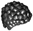 LEGO® los onderdeel Haar in kleur Zwart 36060