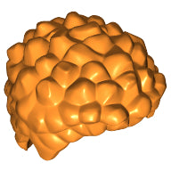 Plaatje in Gallery viewer laden, LEGO® los onderdeel Haar in kleur Oranje 36060