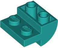 Plaatje in Gallery viewer laden, LEGO® los onderdeel Dakpan Gebogen Donker Turkoois 1750