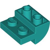 Plaatje in Gallery viewer laden, LEGO® los onderdeel Dakpan Gebogen Donker Turkoois 1750
