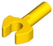 LEGO® los onderdeel Staaf in kleur Geel 48729b